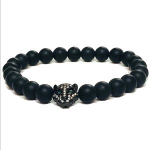 COPY - Black Panther Gem Bead Bracelet Wristband …